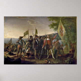 Pôster Aterrissagem de Columbus