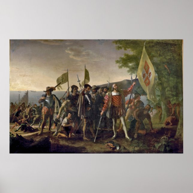 Pôster Aterrissagem de Columbus (Frente)