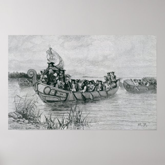 Pôster Aterrissagem do Cadillac (Frente)