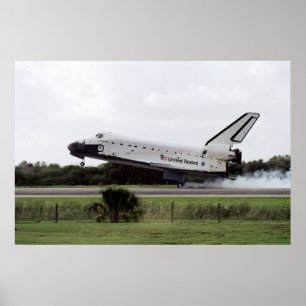 Pôster Aterrissagem do Endeavador do Ônibus Espacial (ST