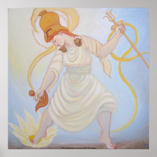 Poster Athena como um Naro Dakini