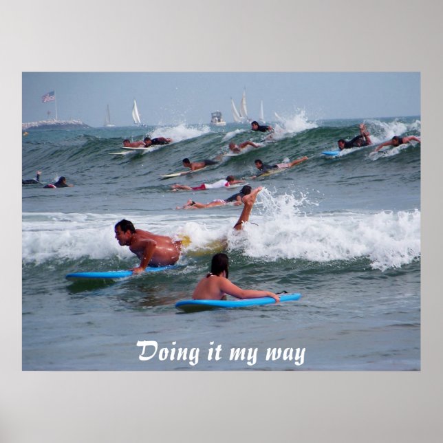 Poster Atingindo as ondas_ Poster_por Elenne Boothe (Frente)