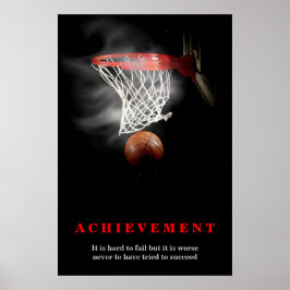 Poster Atingir Basquete
