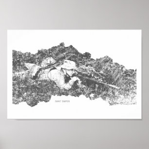 Pôster Atirador SWAT