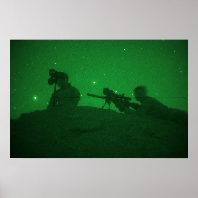 Poster Atiradores Noturnos (Frente)