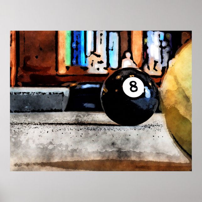 Poster Atirando Na Bola Oito (Frente)