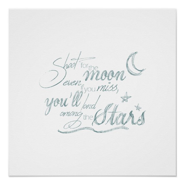 Pôster Atire Na Lua (Frente)