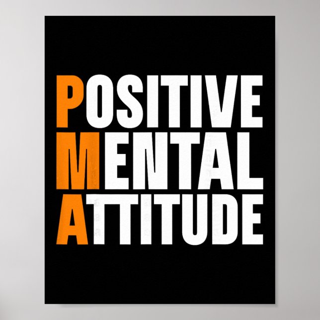 Poster Atitude Mental Positiva Pma _1  (Frente)