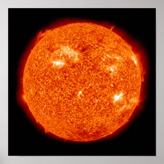Poster Atividade solar no Sol 3 (Frente)