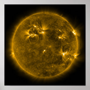 Poster Atividade solar no Sol 4