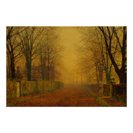 Pôster Atkinson Grimshaw Evening Brilhante CC0539
