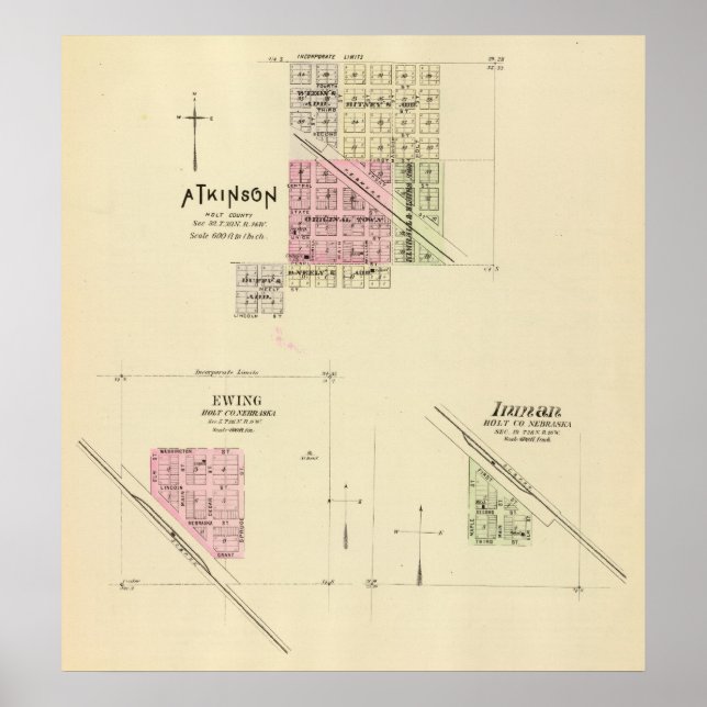 Pôster Atkinson, Nebraska (Frente)