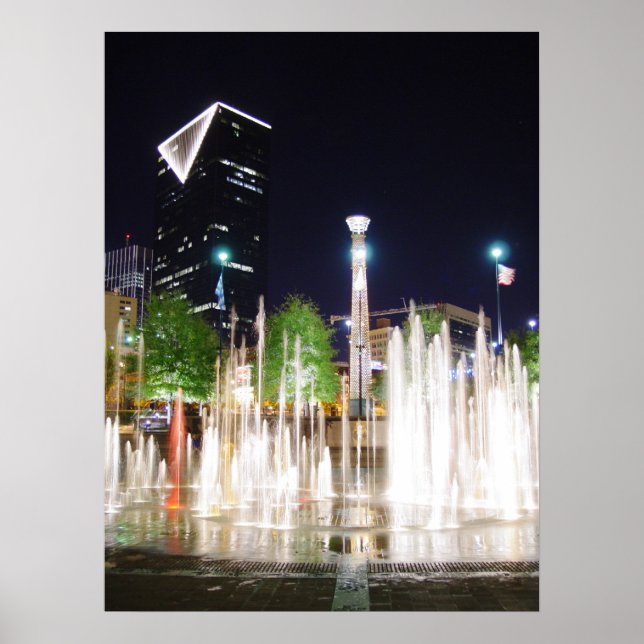 Poster Atlanta à noite (Frente)