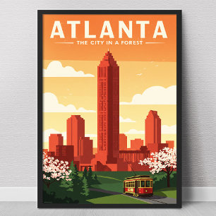 Poster Atlanta Antiga