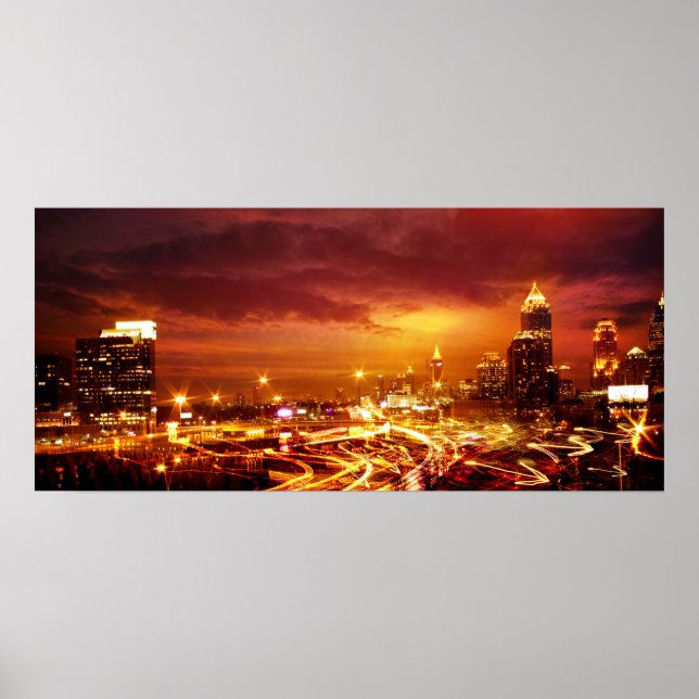 Pôster Atlanta em Dusk (Frente)