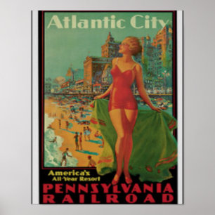 Poster Atlantic City New-jersey