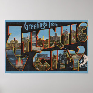 Pôster Atlantic City, New-jersey - grandes cenas da letra