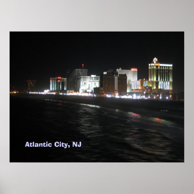 Poster Atlantic City, NJ (Frente)