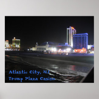 Pôster Atlantic City, NJ ~ Trump Plaza Casino
