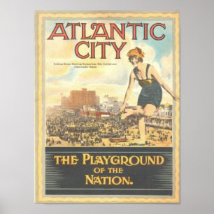 Pôster Atlantic City-Playground of the Nation