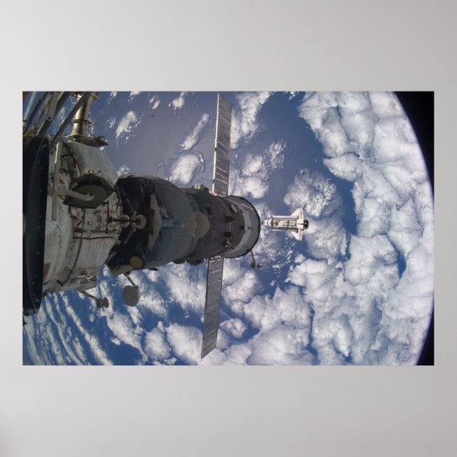 Pôster Atlântida e ISS (Frente)