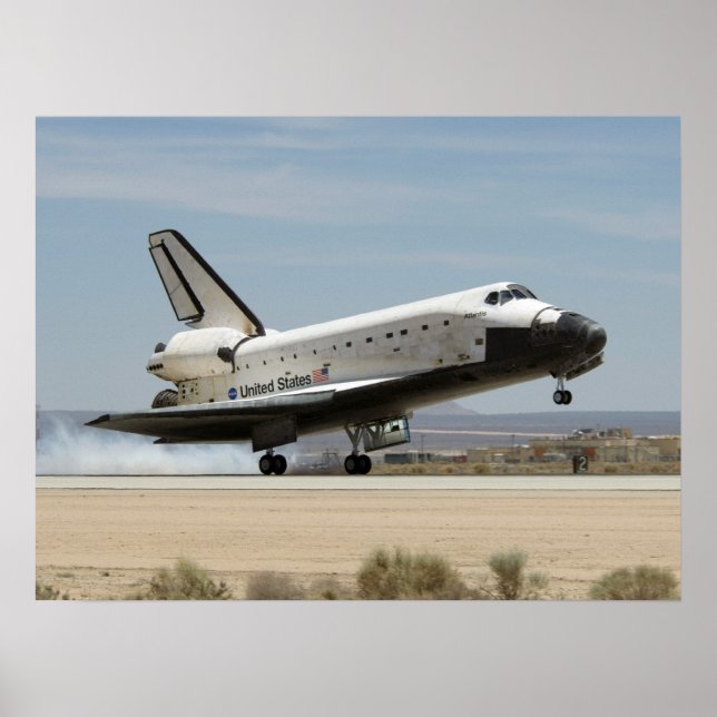 Poster Atlântida espacial (STS-117) (Frente)