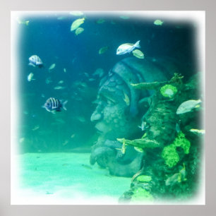 Pôster Atlântida sob o mar