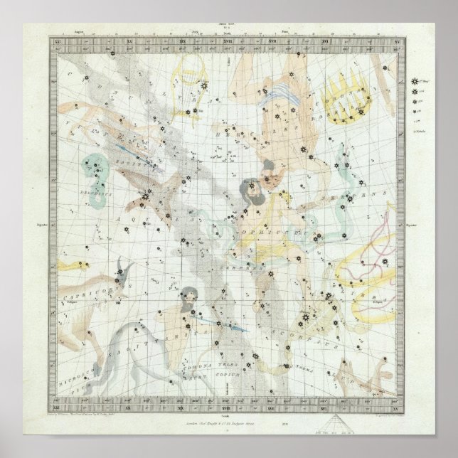 Pôster Atlas Celestial 4 (Frente)