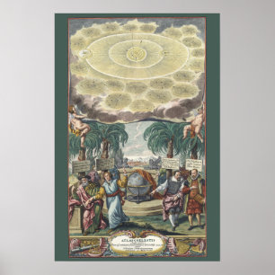 Pôster Atlas Coelestis por Doppelmaier, Astronomia Antiga