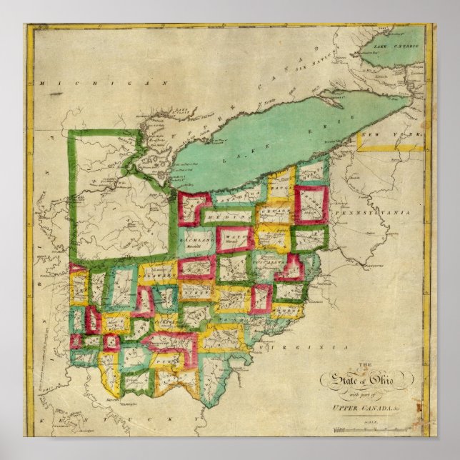 Pôster Atlas de Ohio (Frente)