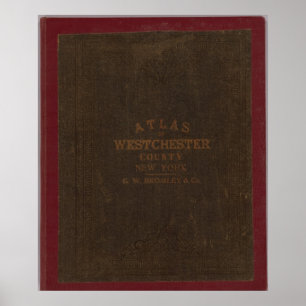 Pôster Atlas de Westchester County, NY