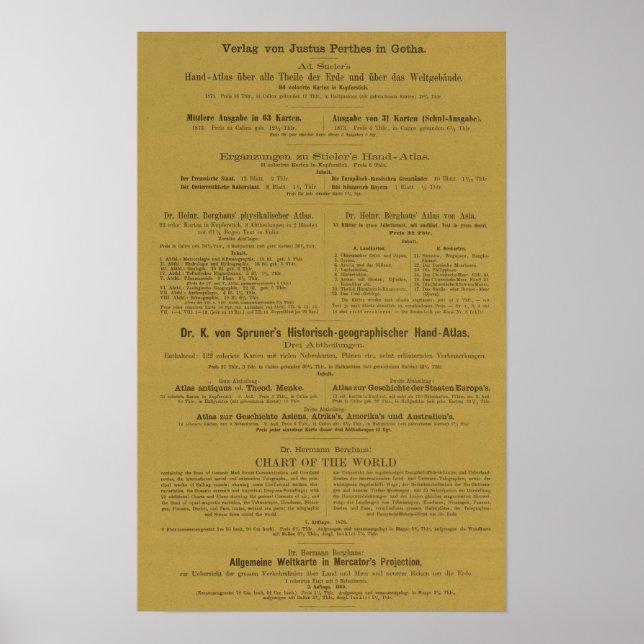 Poster Atlas Geográfico Histórico de dentro (Frente)