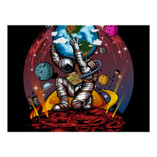 Pôster Atlas Space Man