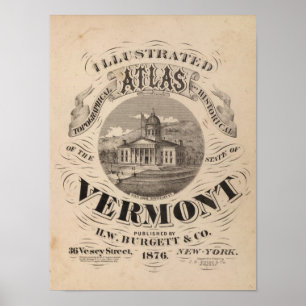 Poster Atlas topográfico