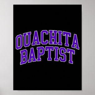 Poster Atletismo da Universidade Batista de Ouachita Arco