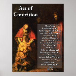 Pôster Ato do Contrition