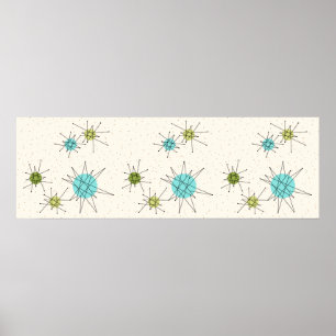 Poster atômico icónico de Starbursts