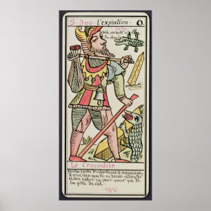 Pôster Atonement, tarot card, francês