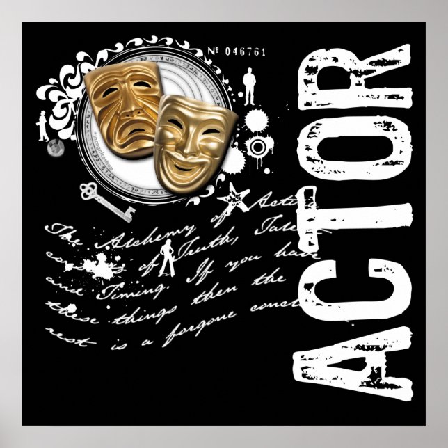 Poster Ator Alchemy de Atuação (Frente)