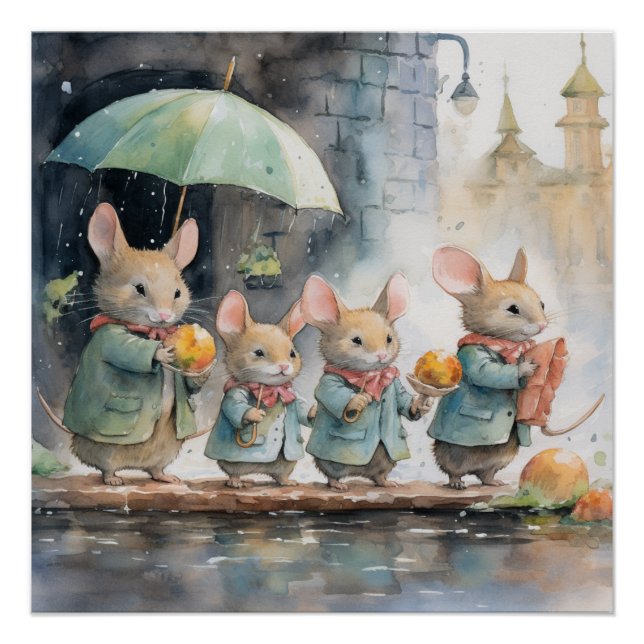 Pôster Atordoamento, poster do mouse (Frente)