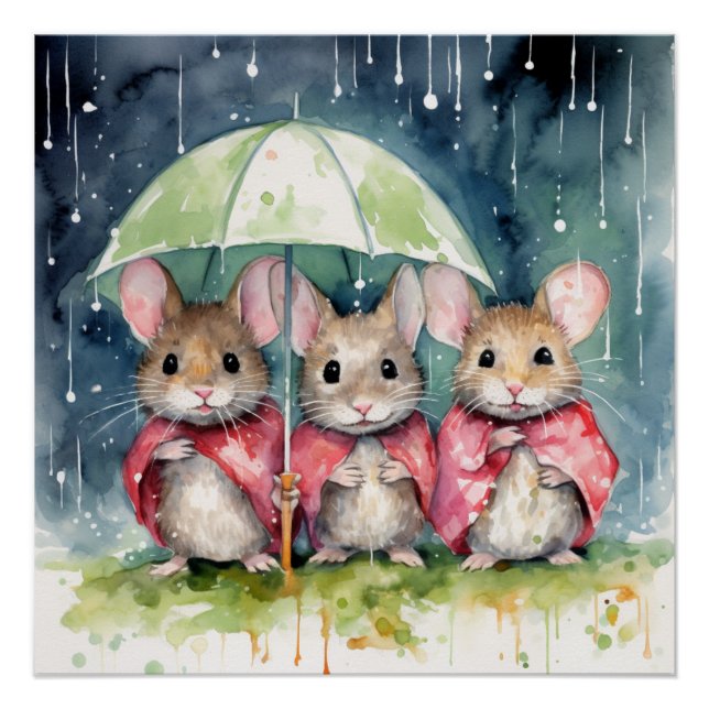 Pôster Atordoamento, poster do mouse (Frente)