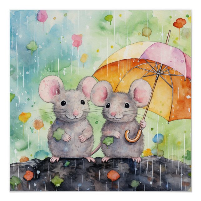 Pôster Atordoamento, poster do mouse (Frente)