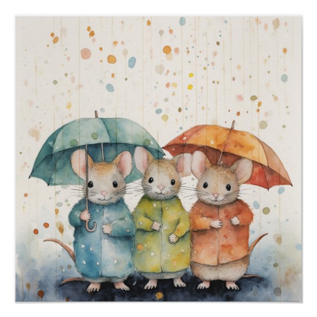 Pôster Atordoamento, poster do mouse (Frente)