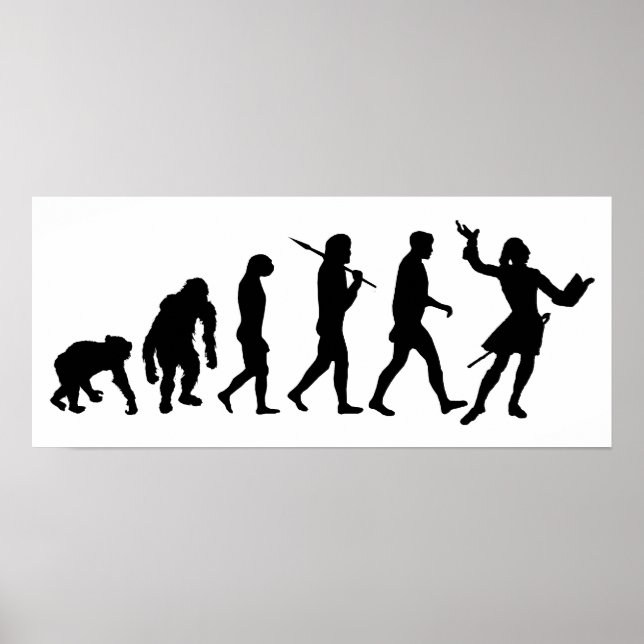 Pôster Atores atuantes ator artístico de teatro (Frente)