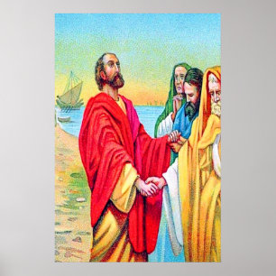 Poster Atos 20:17-38 Postagem de encorajamento e aviso