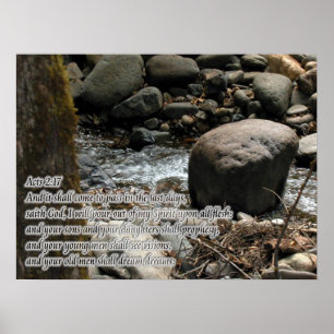 Pôster Atos 2:17 Promessas