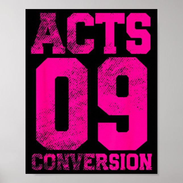 Poster Atos 9 Conversão Design de Jersey de Capítulo da B (Frente)