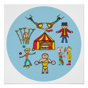 Pôster Atos de Circo