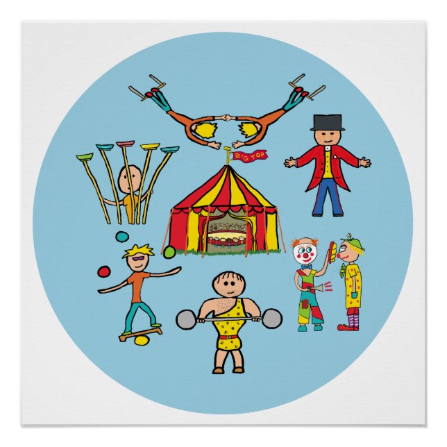 Pôster Atos de Circo (Frente)