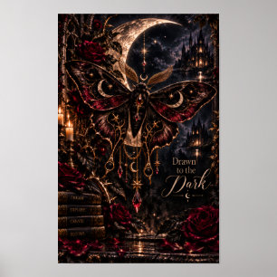 Poster Atraído pelo Escuro Caderno de Mota Celestial Gó